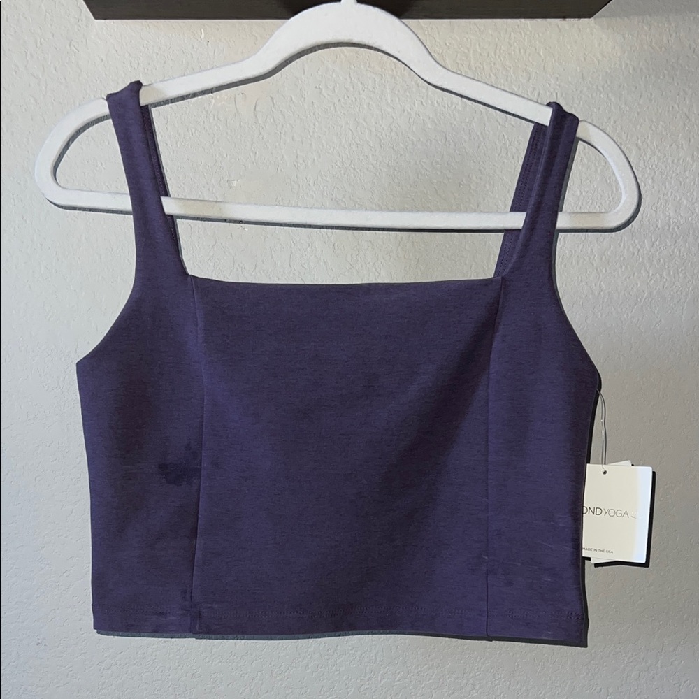 Beyond Yoga Deep Purple Crop Top